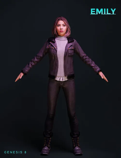 Emily For Genesis 8 and 8.1 Females