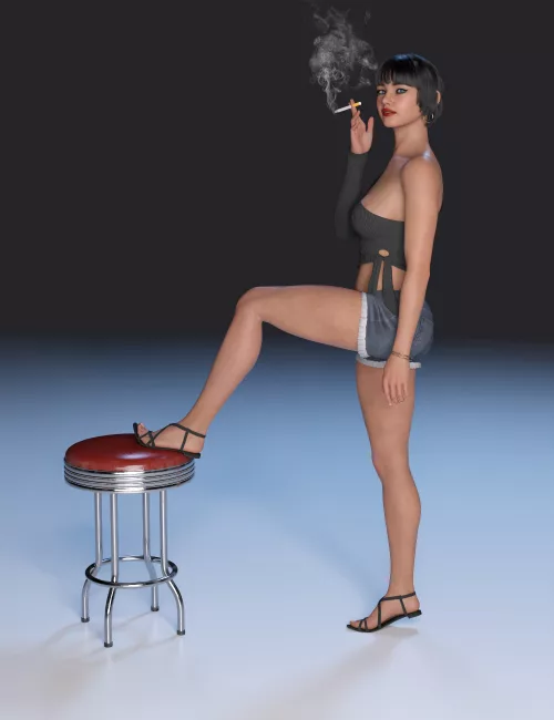 FG Casual Smoking Poses
