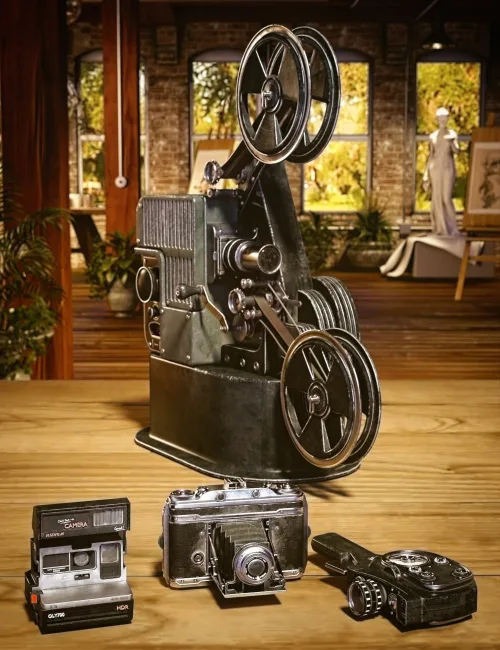 FN Retro Cameras and Projector