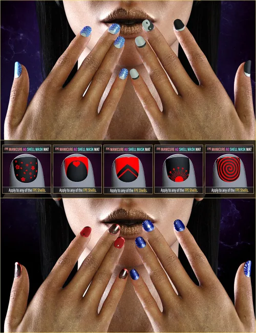 FPE Manicure Texture Add-On for Genesis 9