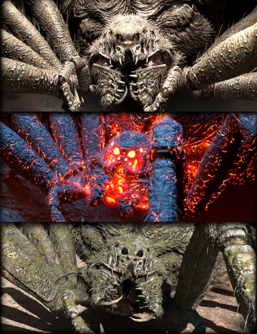 GP Monster Spider 2 Skin Pack