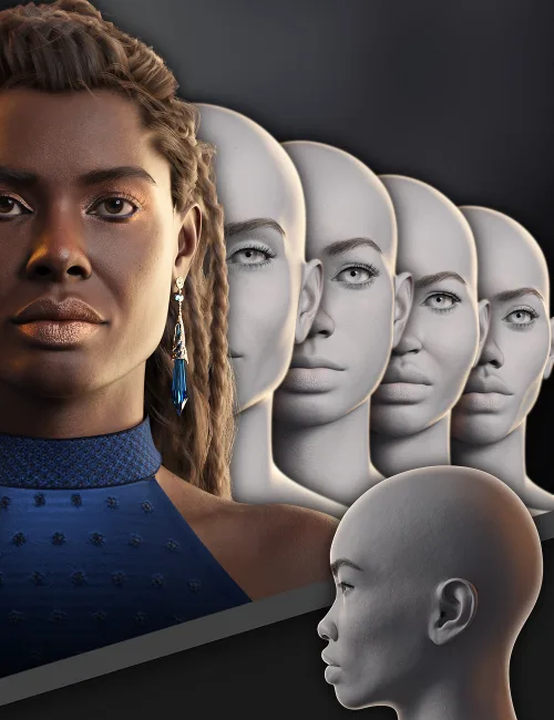 Head Shapes Feminine for Genesis 9