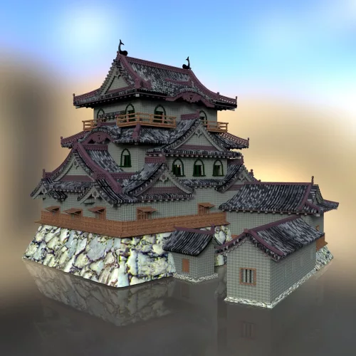 Hikone Castle - for DAZ Studio