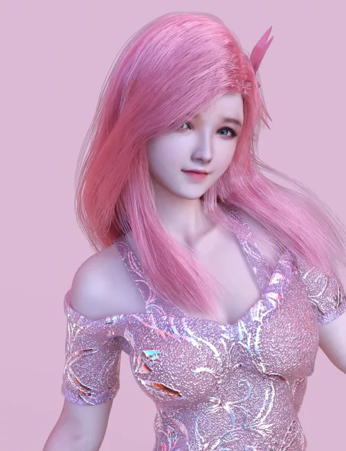 HS Icey Character, Expression and Hair Bundle