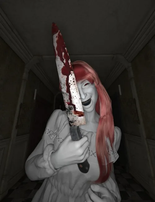 HT Horror Poses and Bloody Knife for Genesis 9