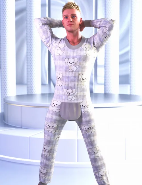 JMR dForce Hynek Nightwear for Genesis 9 and 8 Male