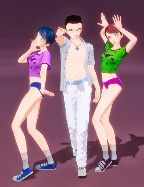 K-Pop Poses For Genesis 9 Anime
