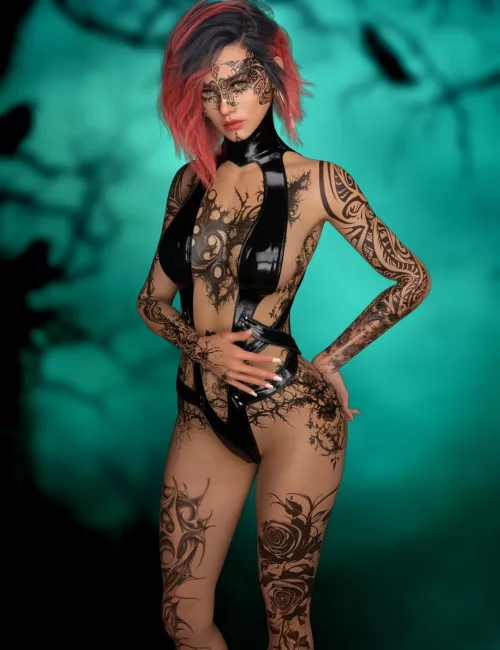 L3D TattooU - Decals and Tattoos Black MR