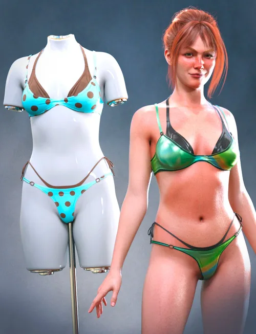 LA Layered Bikini for Genesis 8 and 9 Female