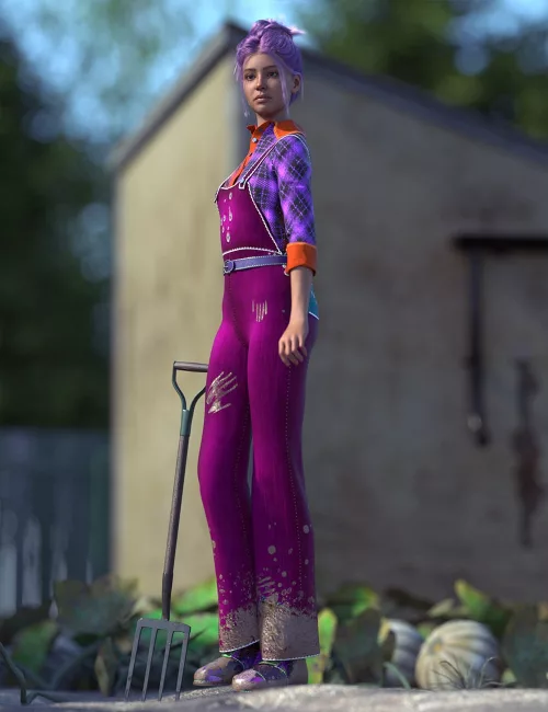 Landgirls Outfit For Genesis 9 Female
