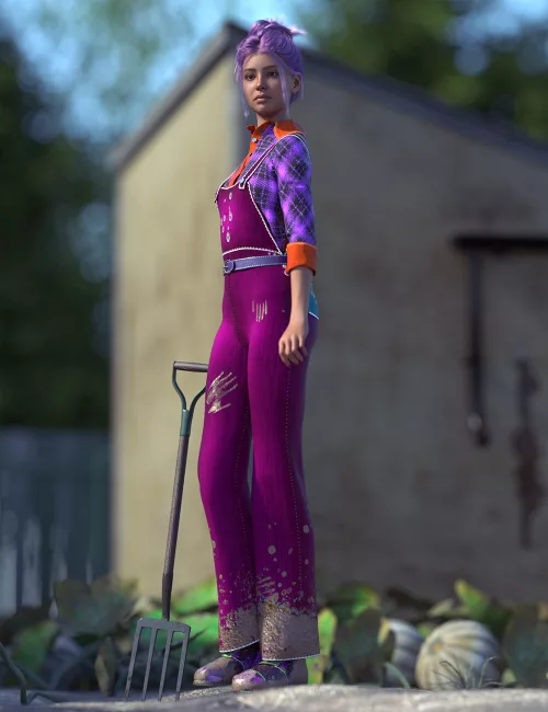 Landgirls Outfit For Genesis 9 Female