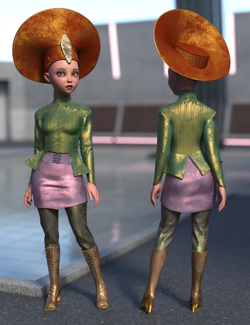 Lantressa Outfit for Genesis 9