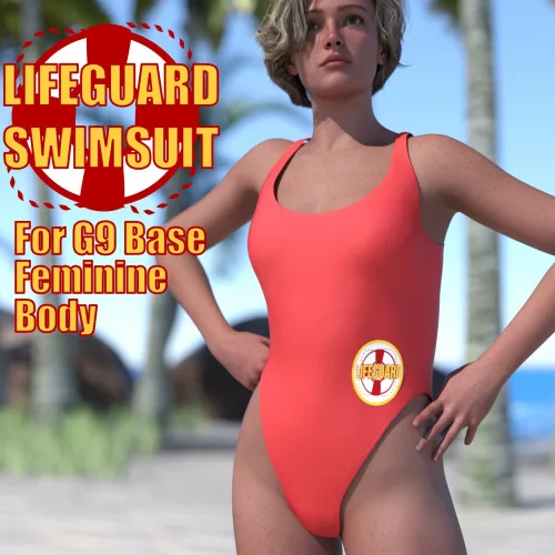 Lifeguard Swimsuit G9 - Optimized for Feminine Body Shape