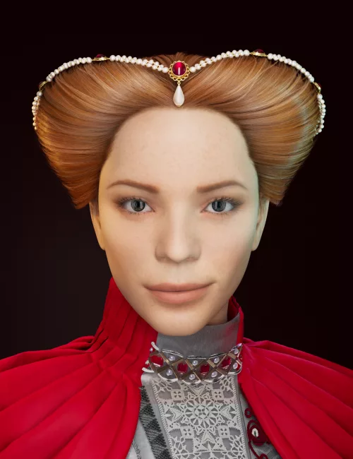 Tudor Hair Collection for Genesis 9 and 8