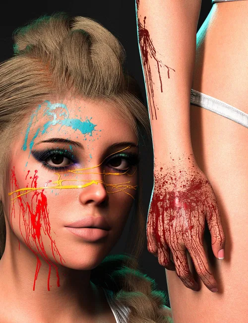 Twizted Drip and Splatter FX for Genesis 9