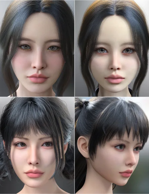 Vo Lox and Young, and Vo Bexi and Young HD for Genesis 9 Character Bundle