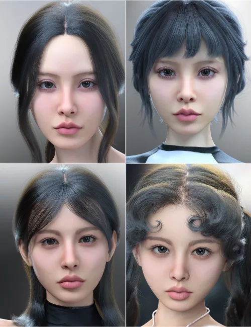 Vo Lyn and Young, and Vo Eira and Young HD for Genesis 9 Character Bundle
