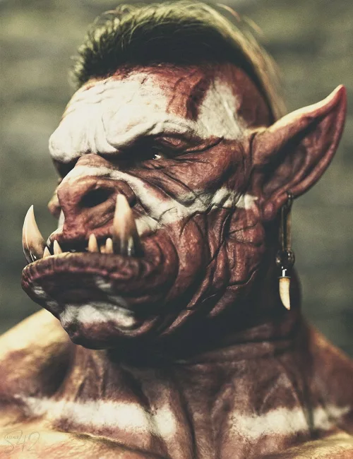 Warlord Orc HD for Genesis 9