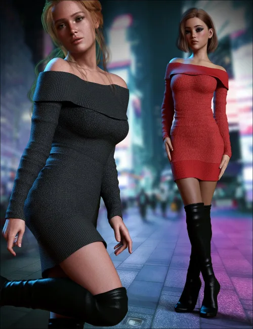 Winter Fashion Outfit Set for Genesis 9