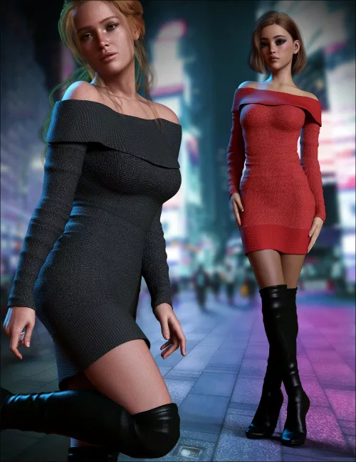 Winter Fashion Outfit Set for Genesis 9
