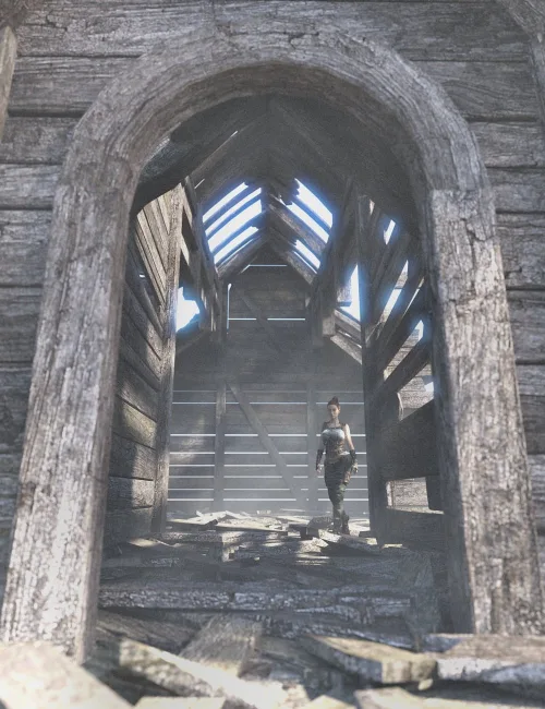 Wooden Church Ruins 2