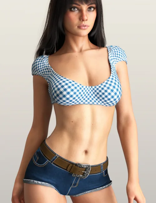 X-Fashion Country Crush Set for Genesis 9 and 8 Female