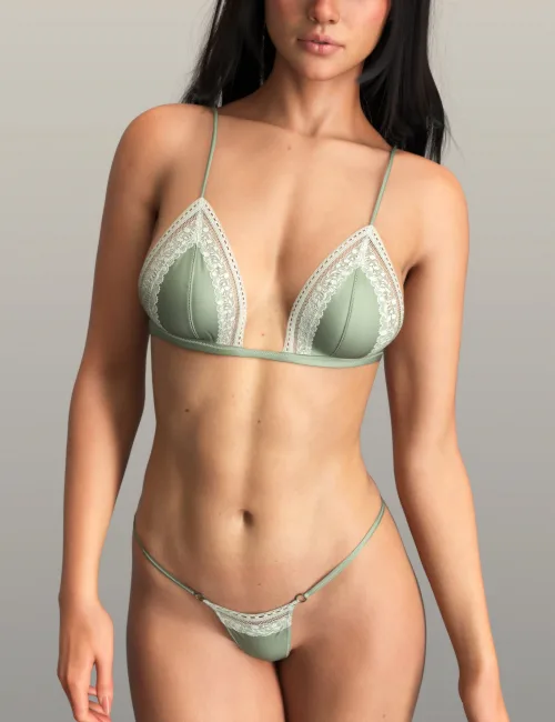 X-Fashion Moonblush Lingerie for Genesis 9, 8 and 8.1 Female