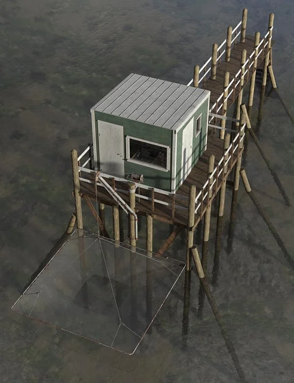 "Carrelet" - Traditional Fisherman's House