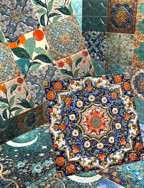 Oriental Tiles Iray Shader and Props Merchant Resource