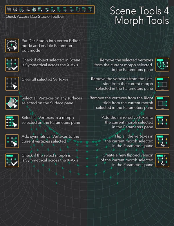 Daz Studio 4 Scene Tools 4 - Morph Tools