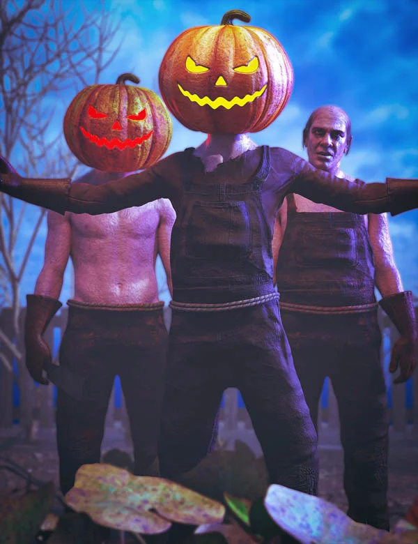 M3D dForce Pumkin Outfit for Genesis 9