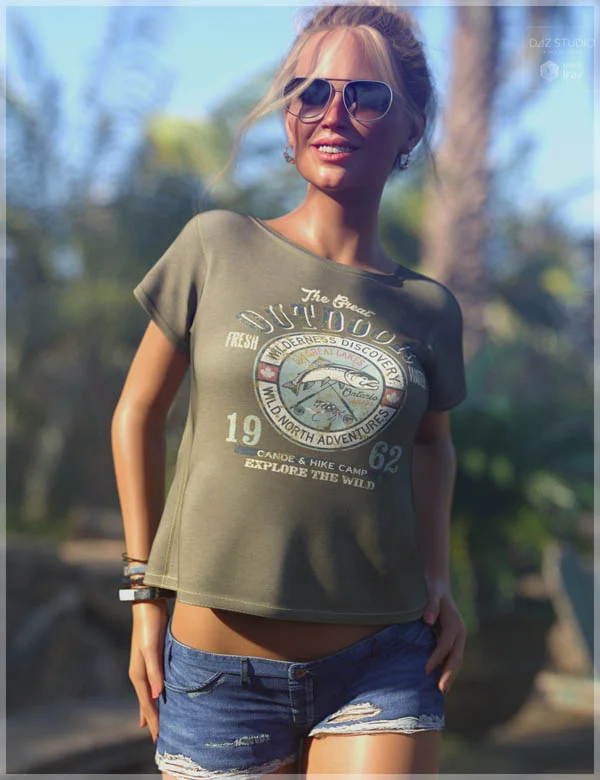 dForce Nature Girl Tee G8G8.1F