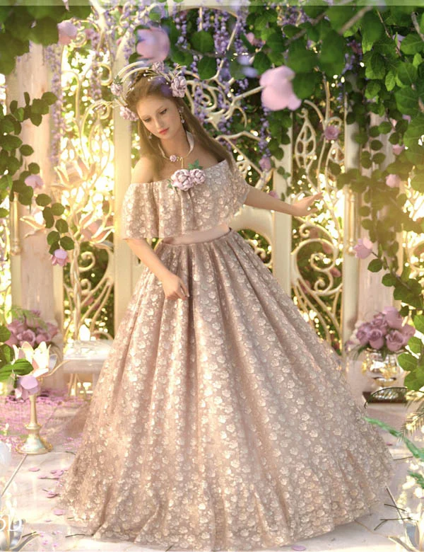 Arah3D Floral Lady - Lady Winter Addon