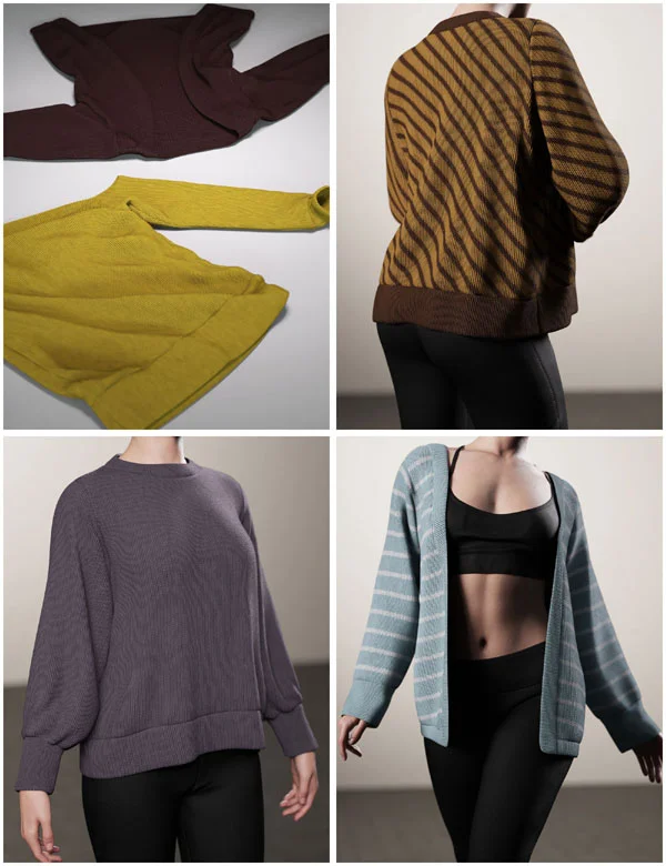 dForce 5-in-1 Cozy Sweaters for Genesis 9