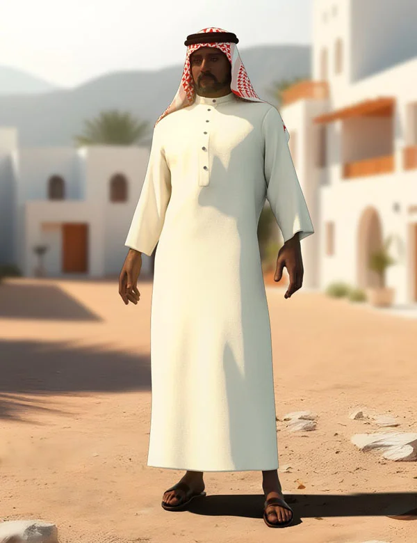 dForce Arab Thobe Outfit for Genesis 9