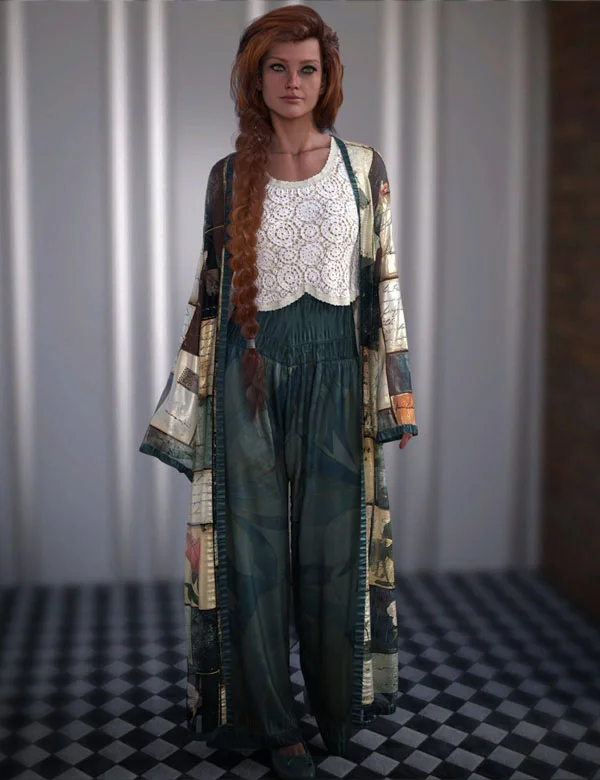 dForce Decorous Outfit for Genesis 9 and 8 Female