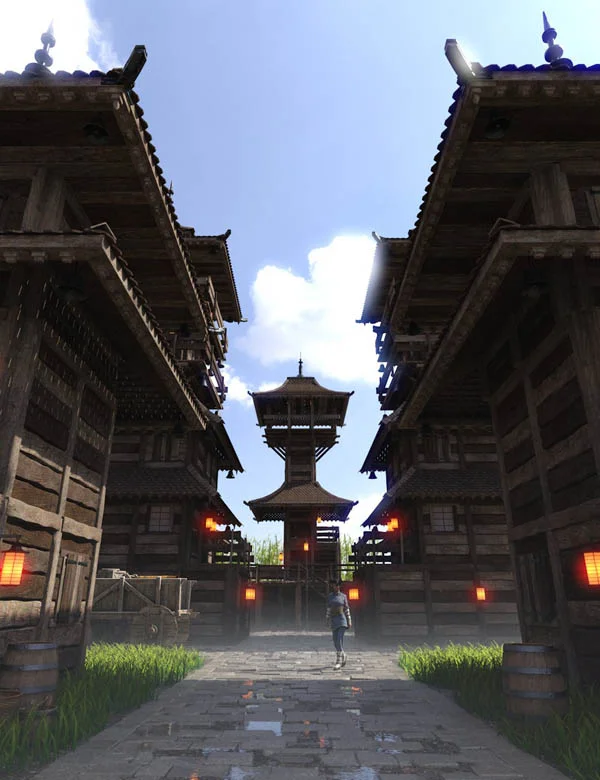 Feudal Japanese Towers 2