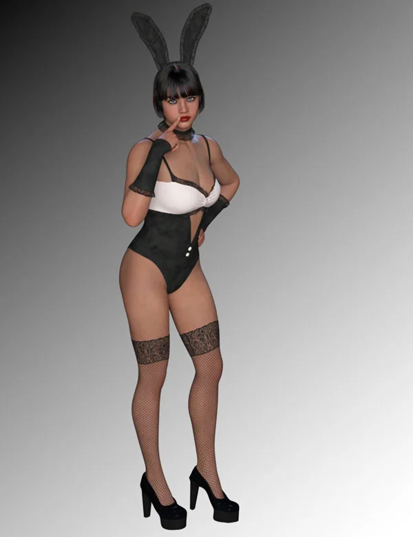 FG Bunny Girl Outfit for Genesis 9