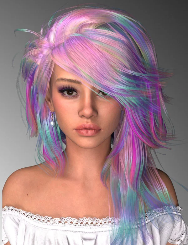 L3D Colorbomb Mystical Hair Add On
