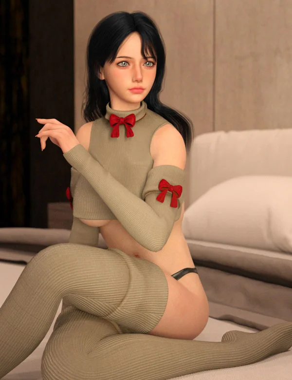 MG-Knit Underboob Set G9 G8F