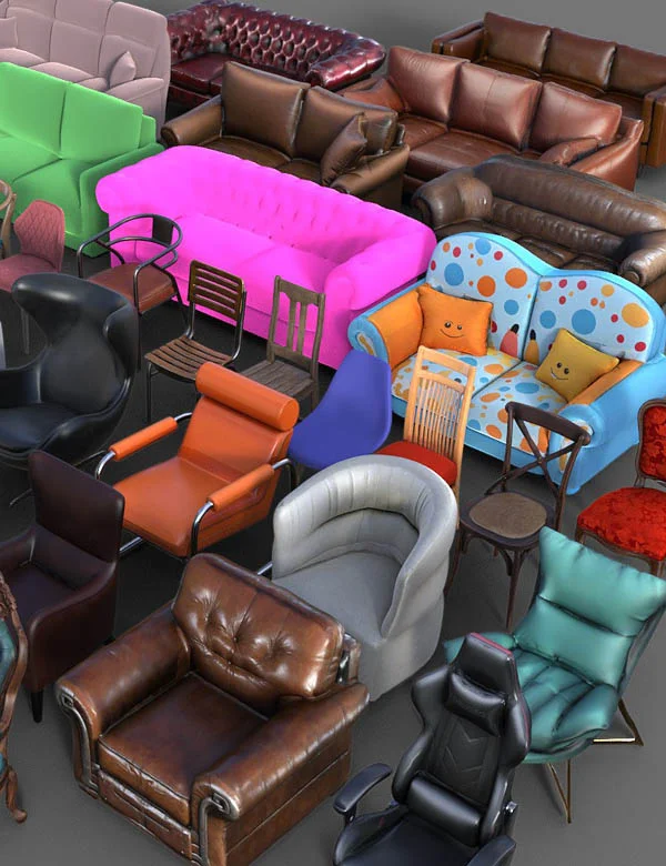 Seats Collection for Daz Studio