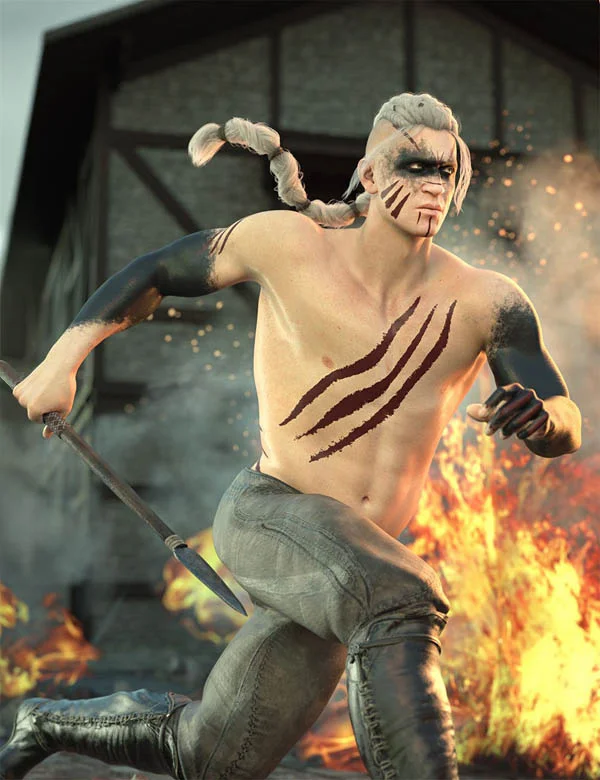 Spears Of Glory Poses & Props For Genesis 9 & 8 Male